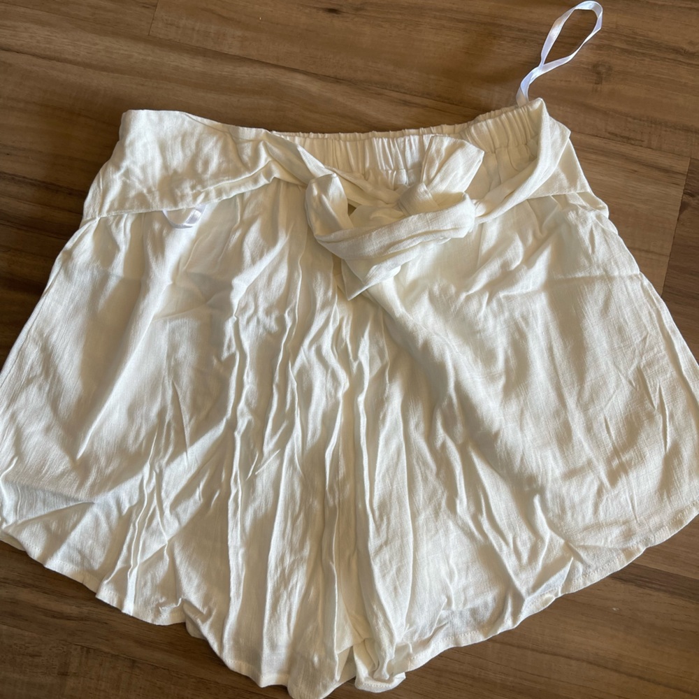 White skorts
